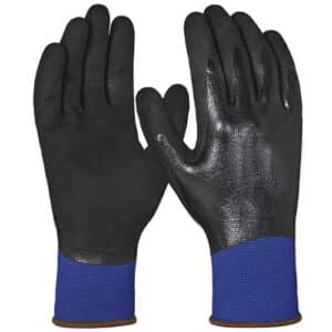 'SLICK' General Purpose Full Nitrile Coated w/ Sandy Palm Gloves BRSLICK