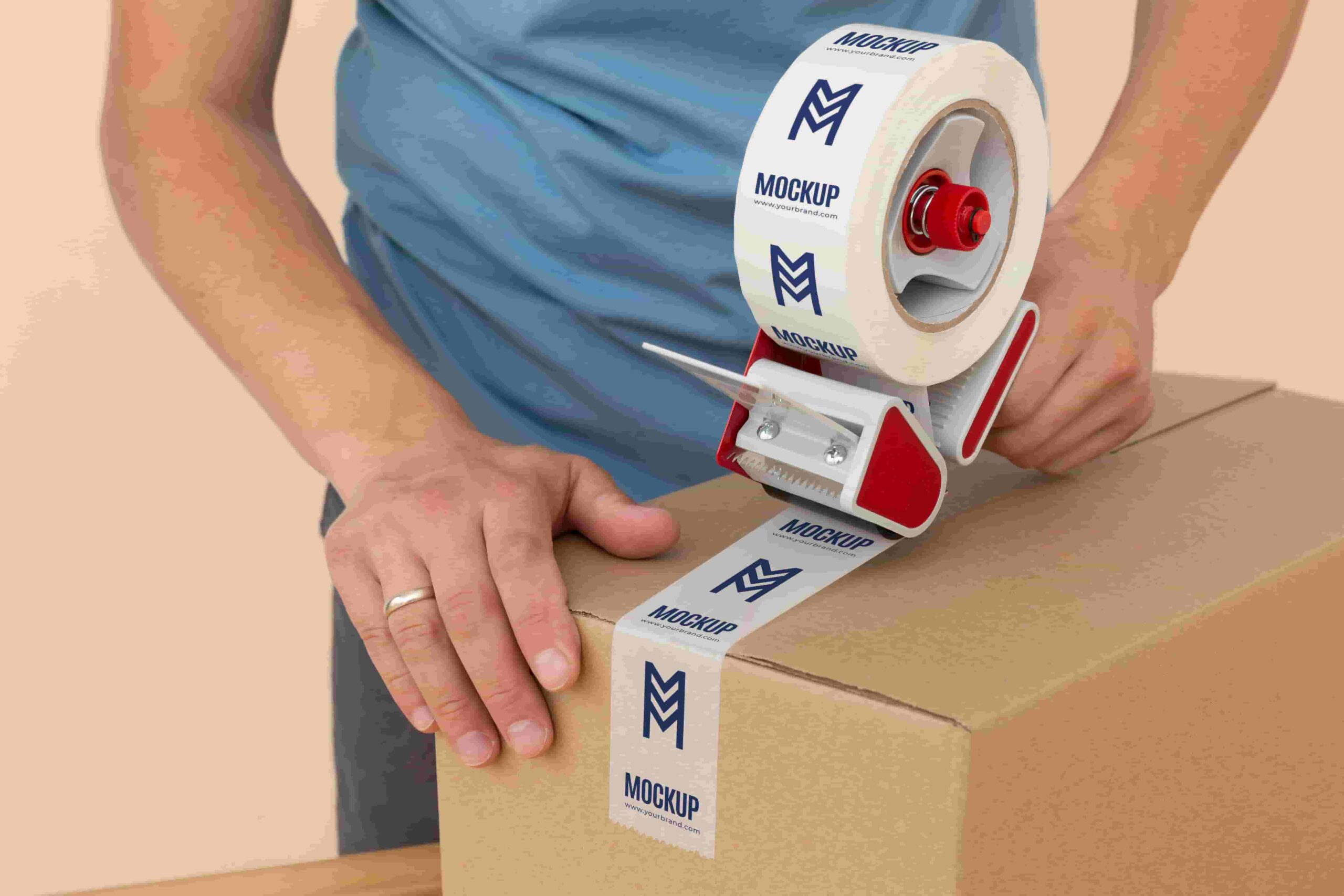 Customising your logo printed tape with Carewell Group is simplw