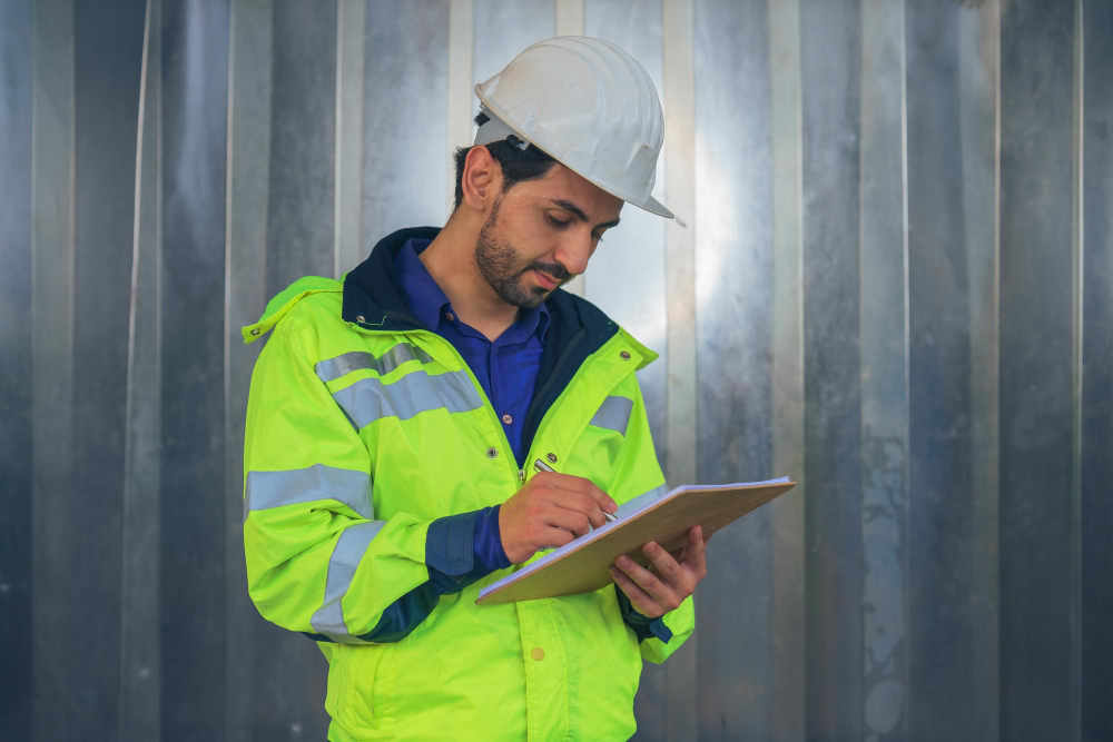 Custom safety vest with Ipad Pocket