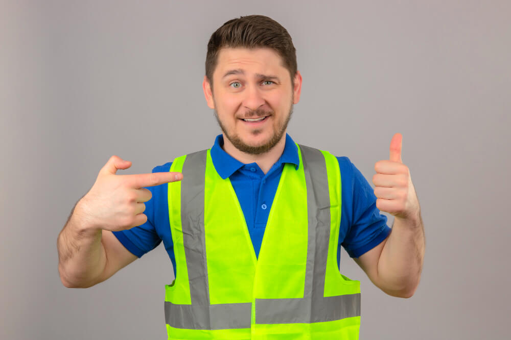 high-visibility safety vests