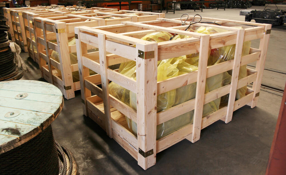 wooden crates packaging services