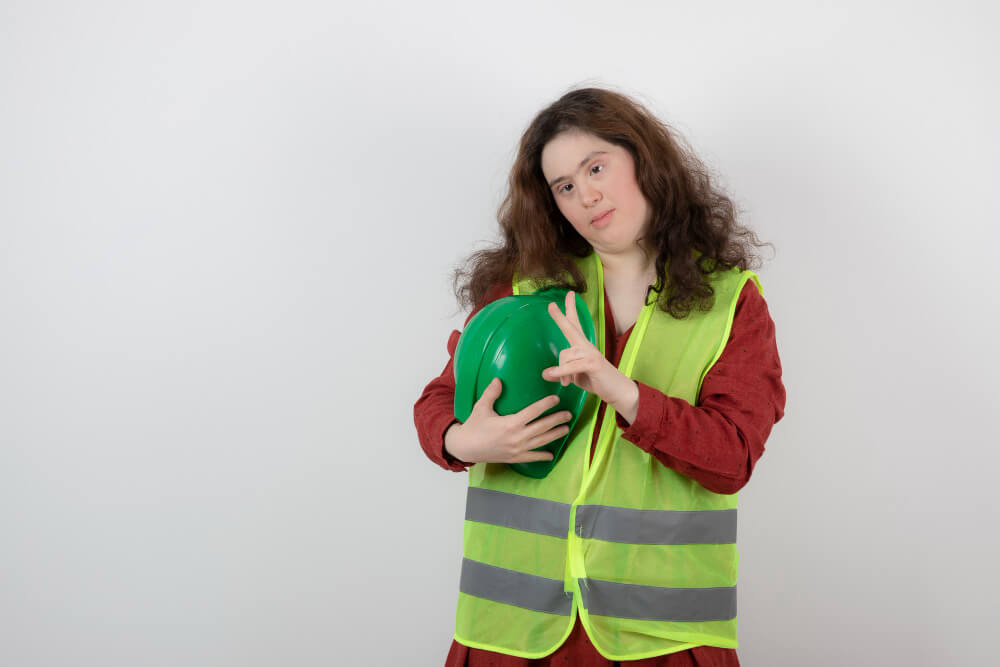 purple hi vis vest Beverley
