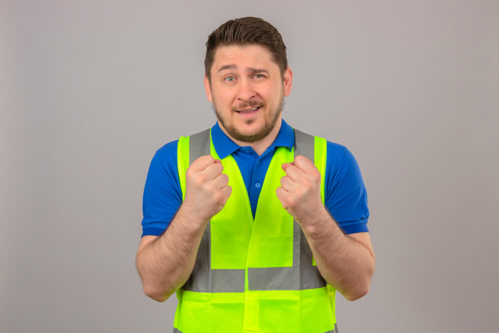blue safety vests Burnside