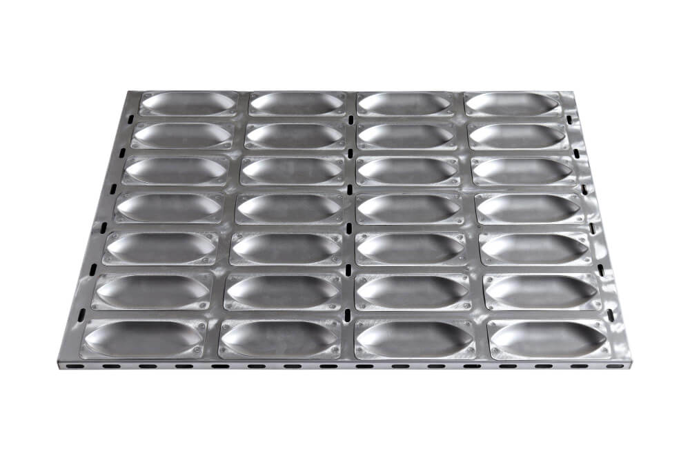 5 Compartment Stainless Steel Tray