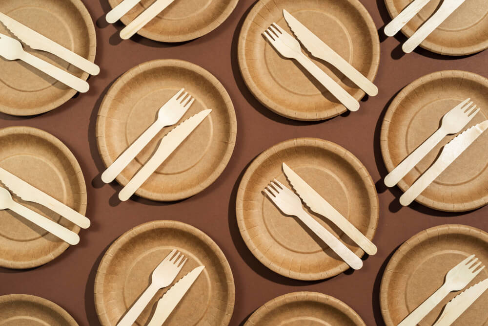 Eco-Friendly 5-Compartment Tray