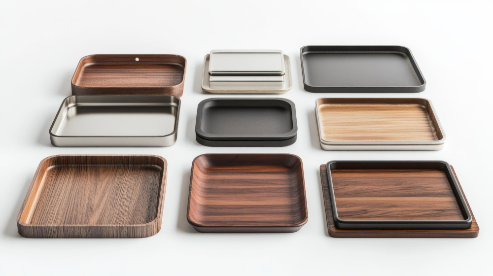Elegant Compartment Serving Trays