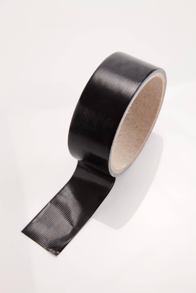 water activated tape black