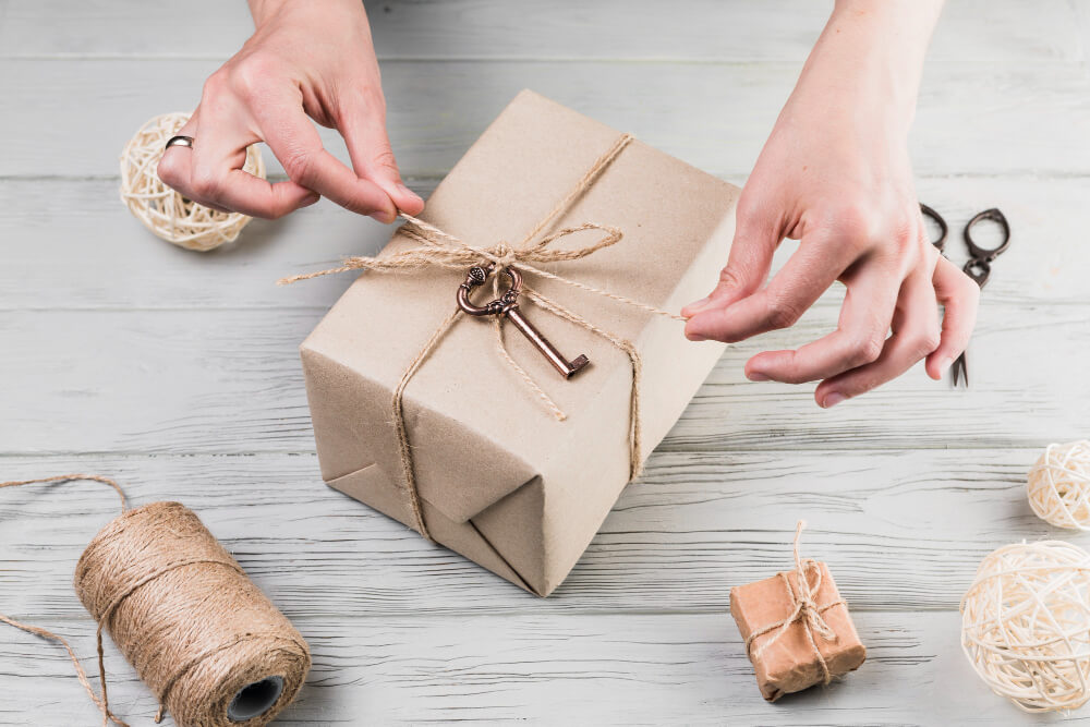 Water Activated Kraft Tape Frownies