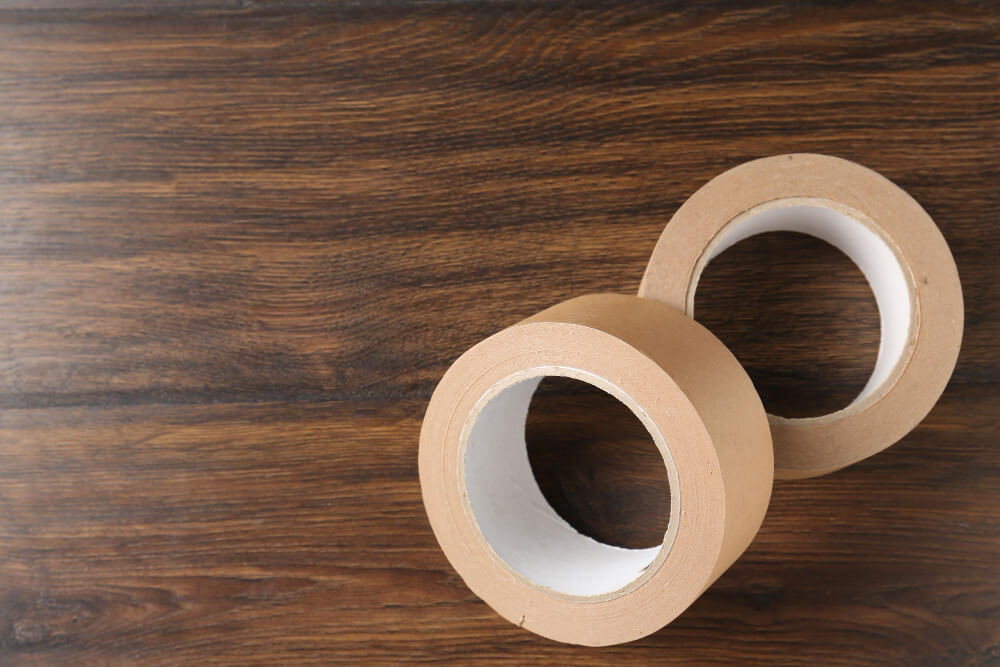 water activated cardboard tape