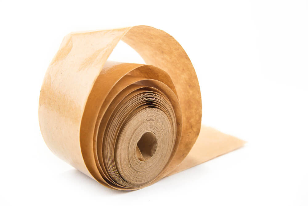 water activated kraft tape for wrinkles