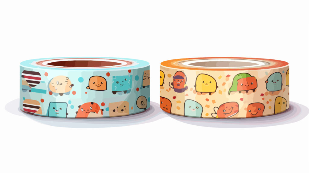 water activated tape cute