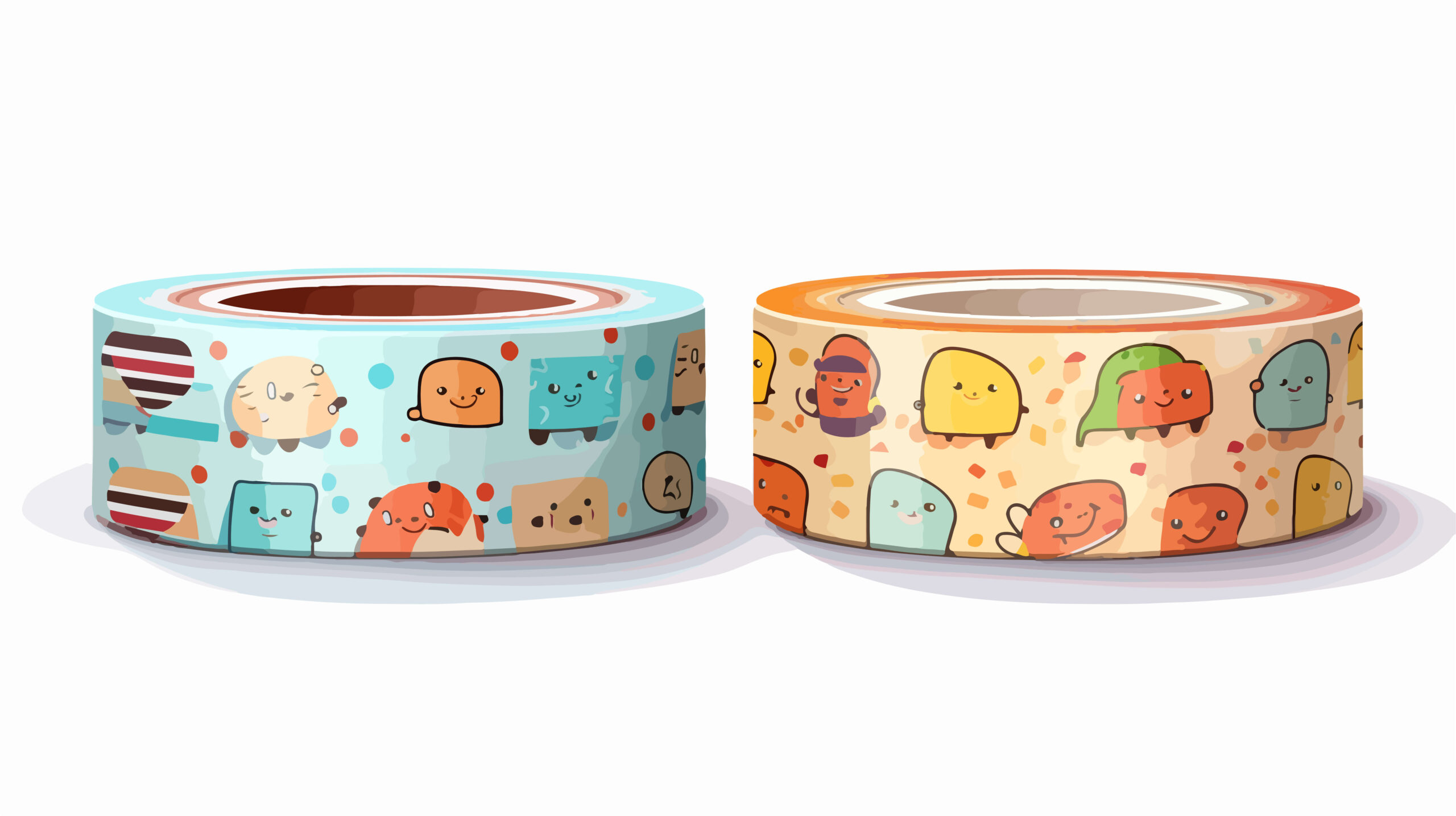 water activated tape cute
