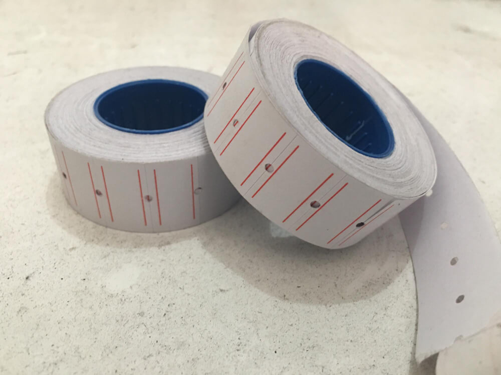 water activated tape with logo